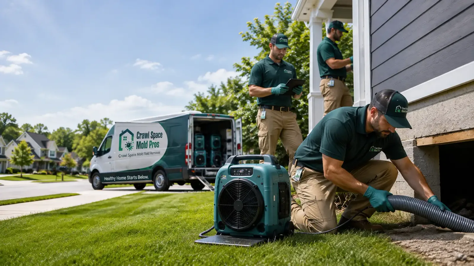 Crawl Space Mold Removal in Rock Rapids, IA